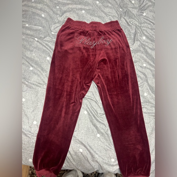 Women’s playboy velour pants - Picture 1 of 2